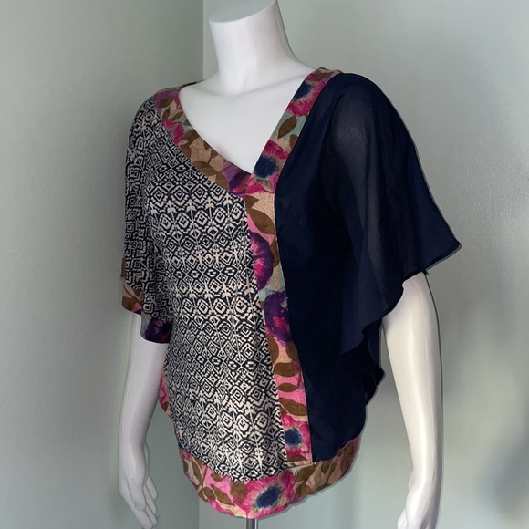 ANTHROPOLOGIE Vanessa Virginia kimono top - Picture 5 of 11